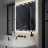 Espejo LED Cuadrado | Botones táctiles | Función antivaho | Luz blanca neutra - Reyze Seria Edge Model 6